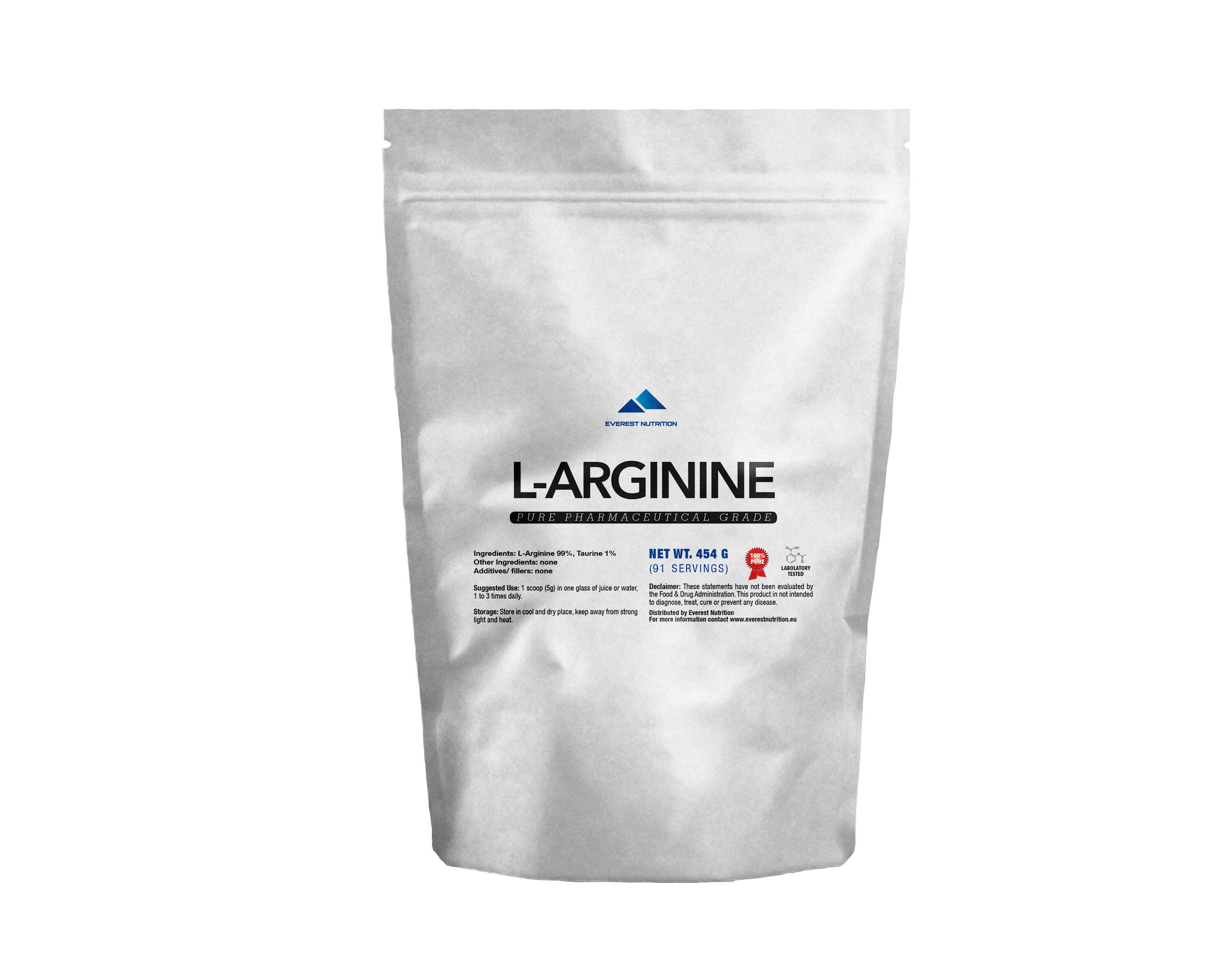 LArginine Arginine Free Form 100 Pure Pharmaceutical Quality Powder eBay